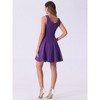 INSPIRE CHIC Women's Sleeveless Sweetheart Neck Fit and Flared A Line Cocktail Dress - image 4 of 4