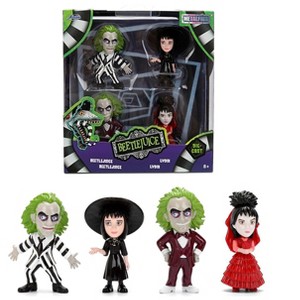 Set of 4 Diecast Figures "Beetlejuice" (1988) Movie "Metalfigs" Series Diecast Models by Jada - 1 of 4