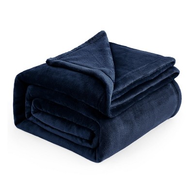 Bedsure | Flannel Blanket Solid 280GSM Soft Fuzzy Plush  Bed Blanket
