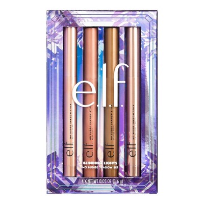 e.l.f. Blinding Lights No Budge Eyeshadow Sticks Holiday Vault Gift Set - 4ct