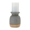 Melrose Grey Dual-Tone Candle Holder (Set of 2) - 3 of 3