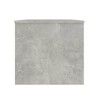vidaXL Coffee Table Concrete Gray 40.2"x19.9"x18.3" Engineered Wood - 3 of 4