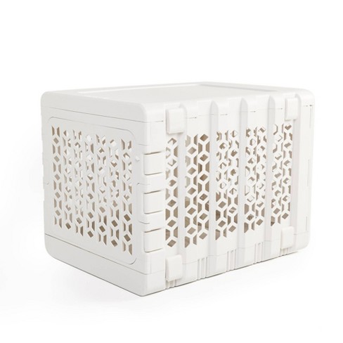 White pet clearance crate