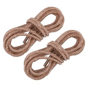Unique Bargains Bling Rhinestone Replacement Shoe Laces for Sneakers Sweaters 2 Pcs - 1 of 4