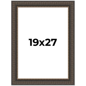 PosterPalooza | Museum Brown Picture Frame - UV Acrylic, Foam Board Backing, Hanging Hardware - 1 of 4