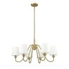 Gianna 6-Light Matte Black Chandelier - Modern Design for Foyers & Dining Rooms - 2 of 4