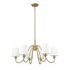 Z-Lite Gianna 6 - Light Chandelier in  Modern Gold - image 2 of 4