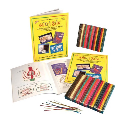 Wikki Stix Wax Classroom Assortment, 6 Inches, Assorted Colors, Set Of 600  : Target