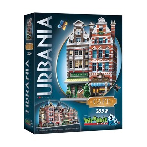 Wrebbit Urbania Collection - Cafe 3D Jigsaw Puzzle 285pc - 1 of 4