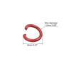 Unique Bargains Carbon Steel DIY Crafts Jewelry Making Open Connector Jump Rings 100 Pcs - 2 of 4