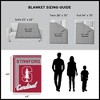 Sweet Home Collection NCAA Stanford Cardinals 46" x 60" Raschel Throw Blanket - 3 of 4
