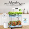 Ahopegarden Hydroponics Growing System Indoor Garden, 44 Pods Plant Herb Garden Germination Kit with LED Grow Light, 20L Double - 2 of 4