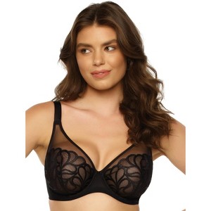 Paramour by Felina | Lotus Embroidered Unlined Bra | Ultra-Light - 1 of 4