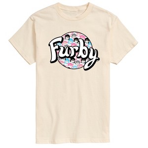 Men's - Furby - Furby Logo Circle Short Sleeve Graphic T-Shirt - 1 of 4