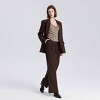 Women's Longline Blazer - A New Day™ Dark Brown - 3 of 4
