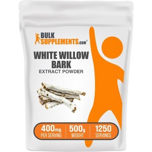 BulkSupplements White Willow Bark Extract Powder - 1 of 4