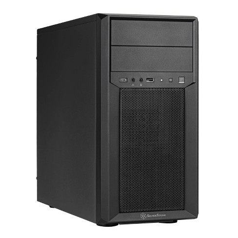 SilverStone Technology FARA 313 Compact Micro-ATX Tower Chassis with Excellent Drive Compatibility and Type-C Port, SST-FA313-B-C - image 1 of 4