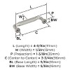 Amerock Collet Pull for Cabinets, Drawers, and Furniture - 3 of 4