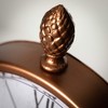 Sullivans 19" Copper Pedestal Desk Clock, Metal - 2 of 3