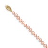 Black Bow Jewelry 4-5mm, Pink FW Cultured Pearl & 14k Yellow Gold Clasp Necklace - 2 of 4