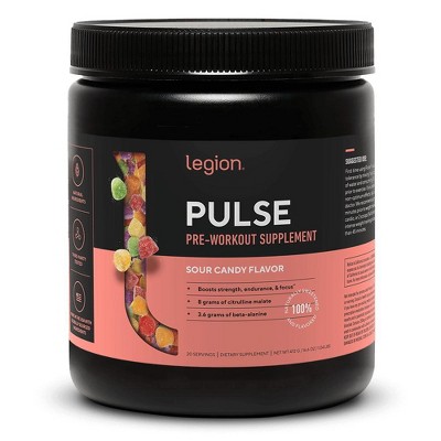Pulse Pre-Workout Supplement Naturally Sweetened And Flavored