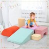 6 Pieces Soft Play Climbing for Toddlers – Indoor Foam Climber Playset for Crawling - 2 of 4