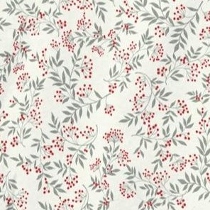 ivory leaf print