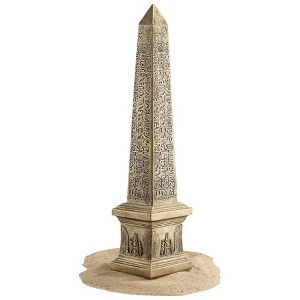 Design Toscano Golden Obelisk of Ancient Egypt Statue - 1 of 3