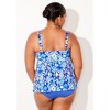 Swimsuits for All V-Neck Flowy Tankini Top (Plus Sizes Available) - 3 of 4