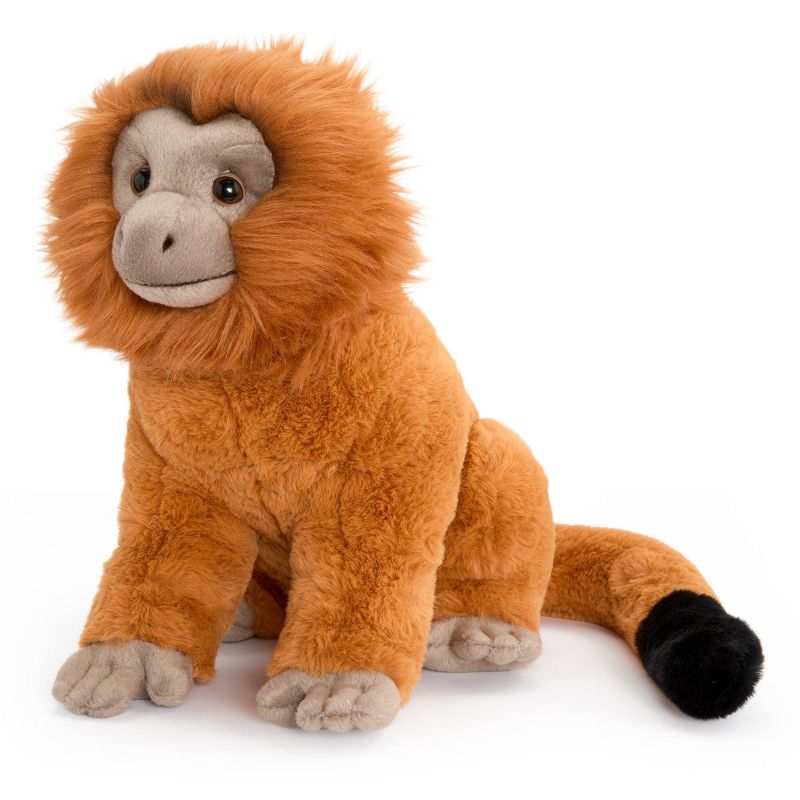 FAO Schwarz 12&#34; Baby Monkey Gold Lion Tamarin Toy Plush, 5 of 9