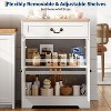 COZONY Farmhouse Coffee Bar Cabinet with 2 Doors & Drawer, Adjustable Shelf, 150 LB Capacity Kitchen Buffet Sideboard for Dining Room & Entryway - 3 of 4