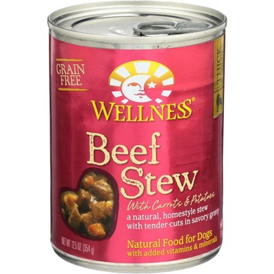 Wellness Beef Stew with Carrots & Potatoes Canned Dog Food, 12.5 oz