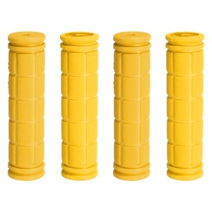 Unique Bargains Rubber Non-Slip Mushroom Bike Fit 7/8" Handlebar Grips 4.53" 4 Pairs - 1 of 4