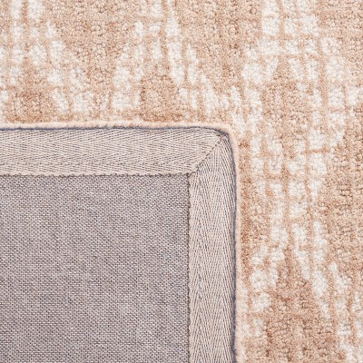Ivory Abstract Handmade Tufted Wool Area Rug 3' x 5'