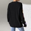 Coolmee Womens Knit Sweaters Fall Winter V Neck Long Sleeve Pullover Casual Loose Tops - 2 of 4