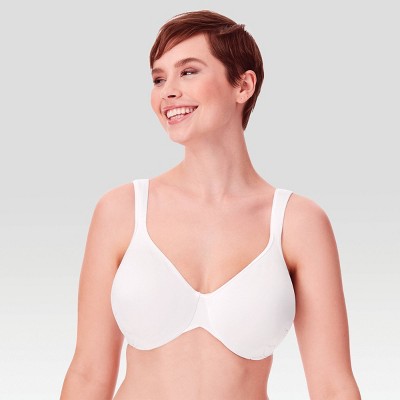 Beauty by Bali Women's Double Support Wirefree Bra B820 38DD White