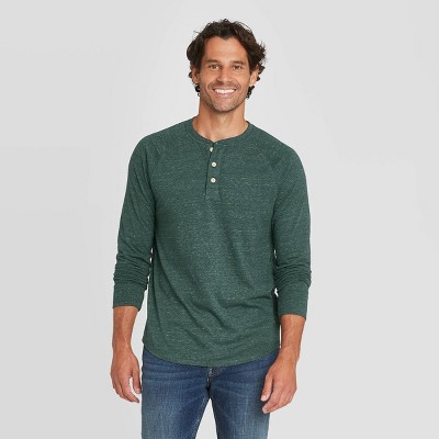 henley shirt green