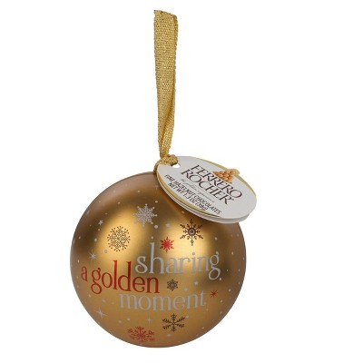 Ferrero Rocher Holiday Chocolate Tin Ornament - 1.32oz