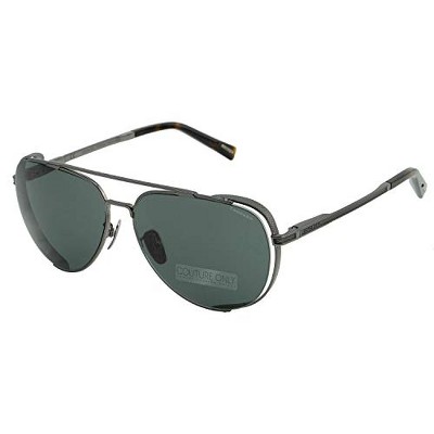 Chopard SCHC33M Unisex Oval Designer Polarized Sunglasses