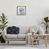 Stupell Industries Round Blue Country Hydrangea Black Framed Floater Canvas Wall Art - 2 of 4