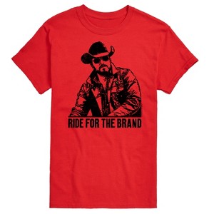 Yellowstone Ride For The Brand Short Sleeve Graphic T-Shirt - Red - 6X Big and Tall - 1 of 4