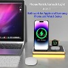 Wireless charging station 4-in-1 15 W fast charging charger stand, suitable for iPhone 16 15 14 13 12 11 X 8 Pro Max/Pro/Mini/Plus - 3 of 4