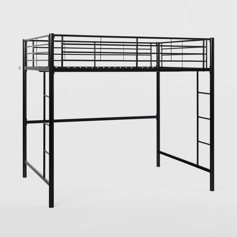 Full Size Metal Platform Loft Bed - Saracina Home, 3 of 9