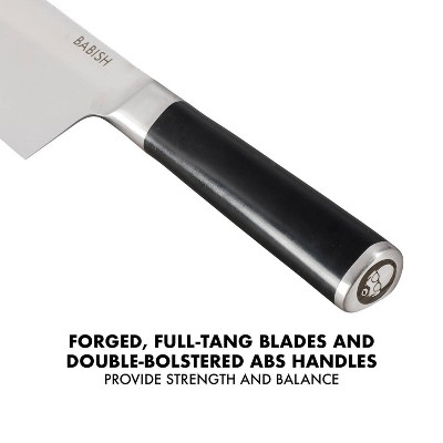 Babish 14-Piece High Carbon Stainless Steel Knife Set with Sheaths