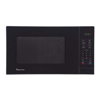 Magic Chef MC110MB Countertop Microwave Oven, Standard Microwave with Auto-defrost Feature for Kitchen Spaces, 1,000 Watts, 1.1 Cubic Feet, Black