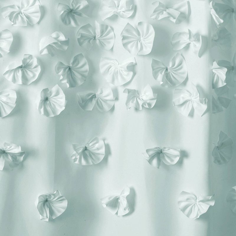Lucia Scattered Flower Textured Shower Curtain - Lush Décor , 6 of 11