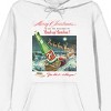 7UP Merry Christmas Fresh Up Families Long Sleeve White Adult Hooded Sweatshirt - image 2 of 3