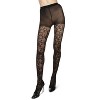 Memoi Women's Elegant Swirl Sheer Tights - 2 of 4