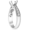 Pompeii3 Diamond Engagement Ring Setting 14k White Gold Vintage Semi Mounting Antique - 3 of 4