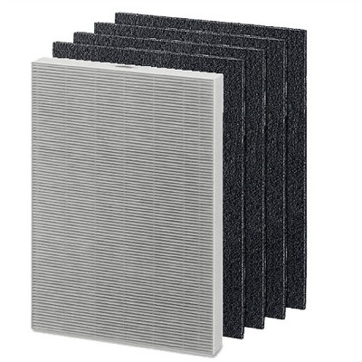 Nispira True HEPA Activated Carbon Pre Filter for Fellowes AeraMax 290 300 DX95 HF-300 Fellowes AP-300PH Air Purifier, 1 Set